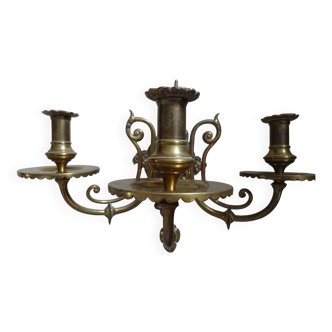 Bronze wall light