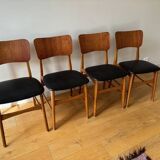 4 Boltinge Mobelfabrik model 62 chairs - Denmark, 1950s