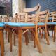 Lot de 24 chaises de bistrot restaurant vintage