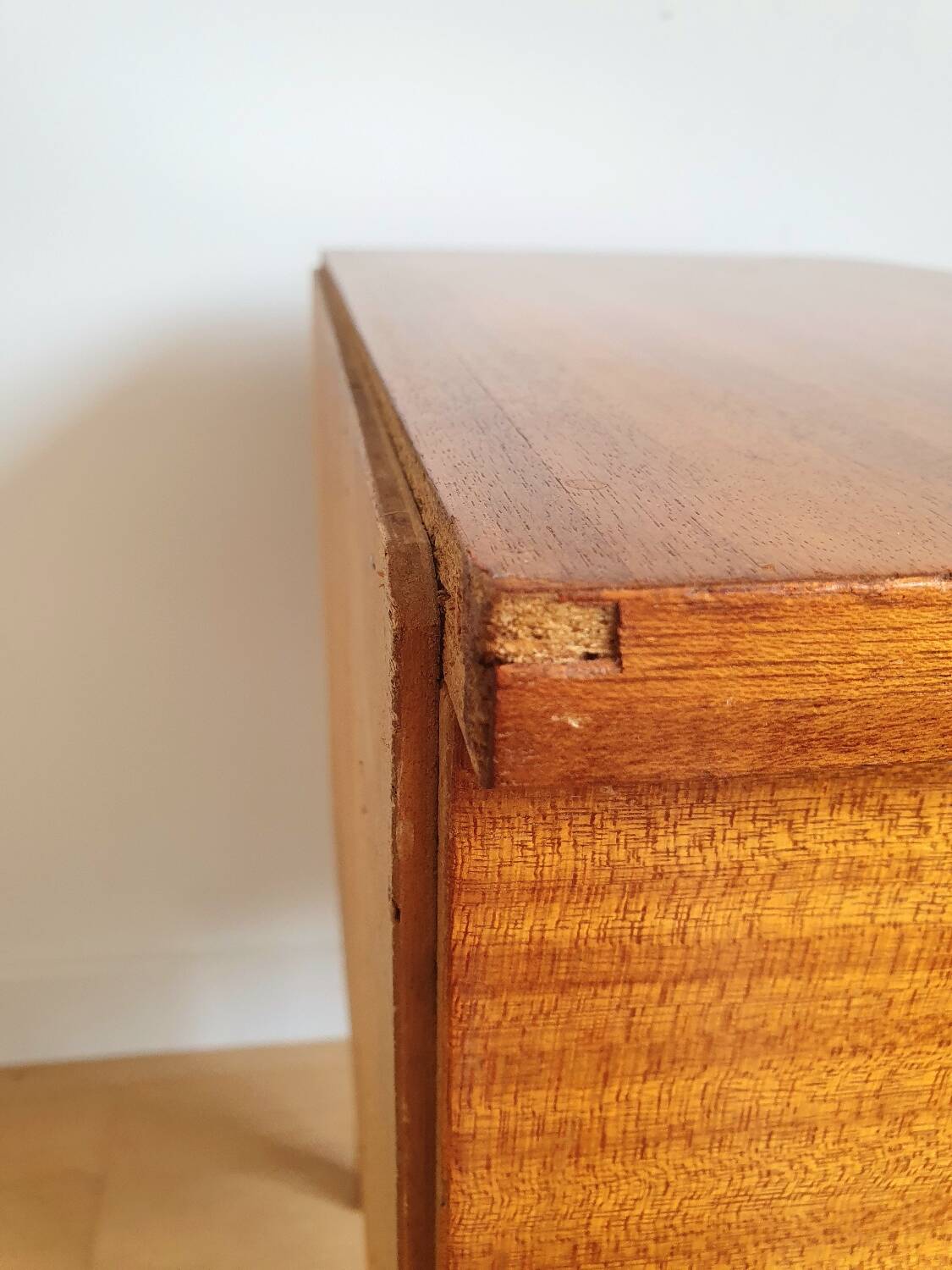 Vintage teak bedside table
