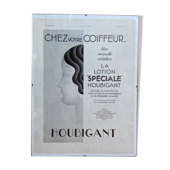 Houbigant advertising poster September 26, 1931