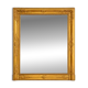Ancien miroir doré avec glace au mercure, XIXe siècle