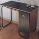 Old metal and wood desk