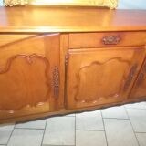 Louis XV oak and cherry wood sideboard