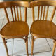 Set of 4 vintage bistro chairs from the 1960s.