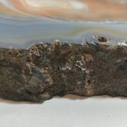 Cendrier en agate et en argent. Espagne, années 1970.