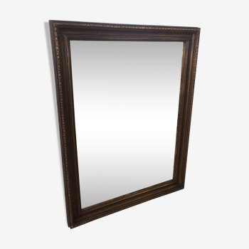 Miroir ancien doré, bronze 80x60cm
