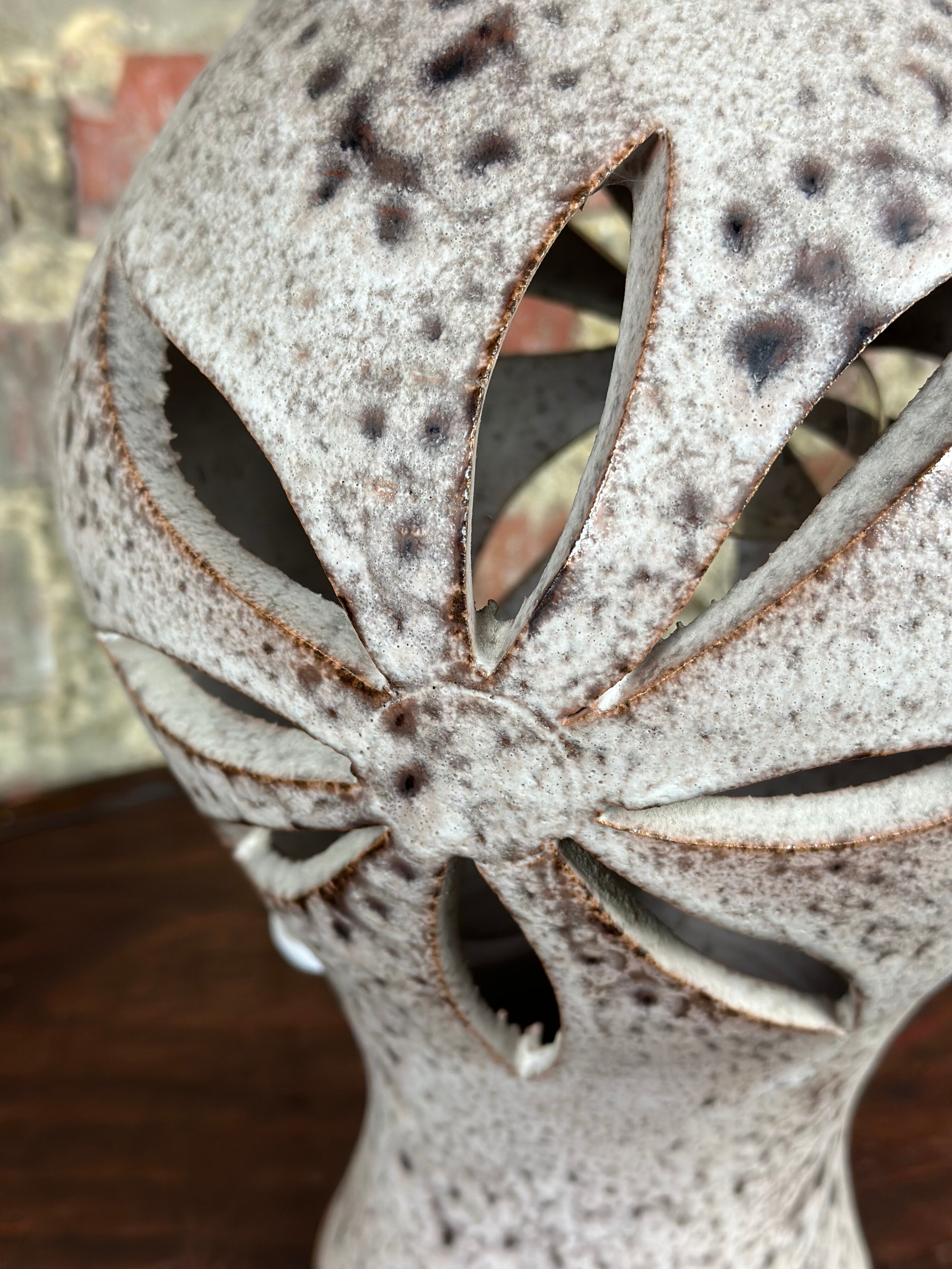 Vintage stoneware lamp 70