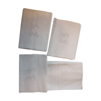 Antique embroidered napkins