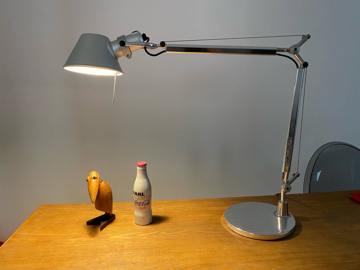 Tolomeo mini led desk lamp on designer base By Lucchi & Fassina excellent condition