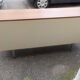 Enfilade strafor brun clair a rideaux buffet bas