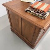 1950s walnut counter or desk