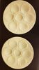2 Proceram oyster plates from the 50s-60s