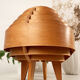 Lampe scandinave vintage en lamelles de bois