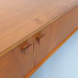 Vintage Scandinavian style teak row from the 60s