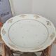 Golden serving dish