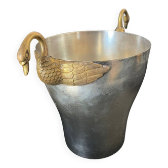 Seau à chammpagne aux cygnes 1940