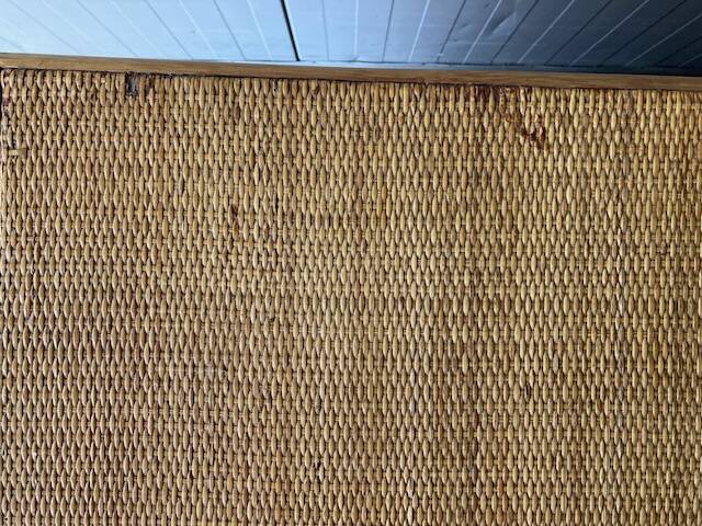 Vintage rattan sideboard in Roche Bobois style
