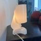 Small bedside lamp ribbon 60s 70s