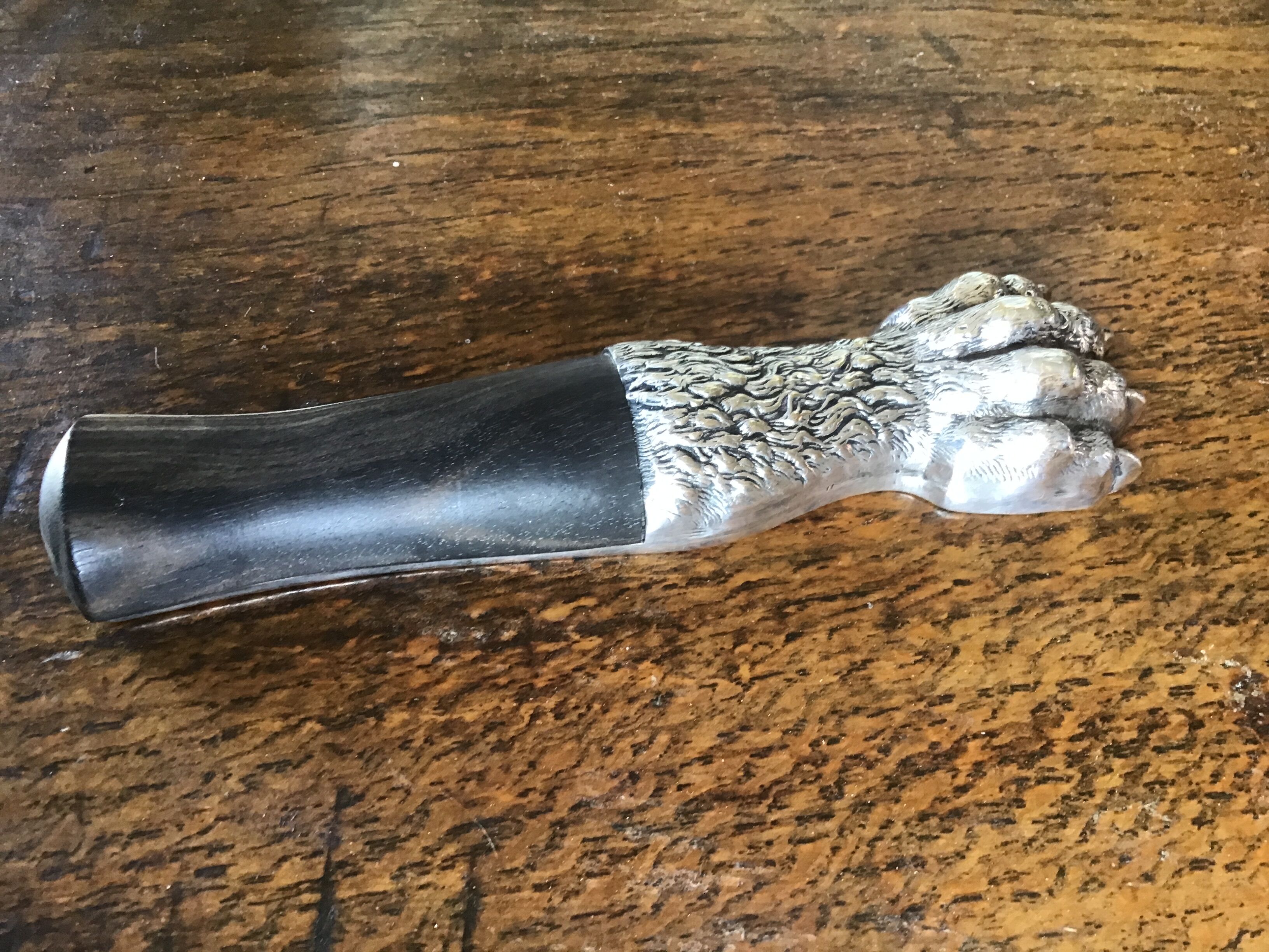 Silver metal bottle opener ravinet d'enfer