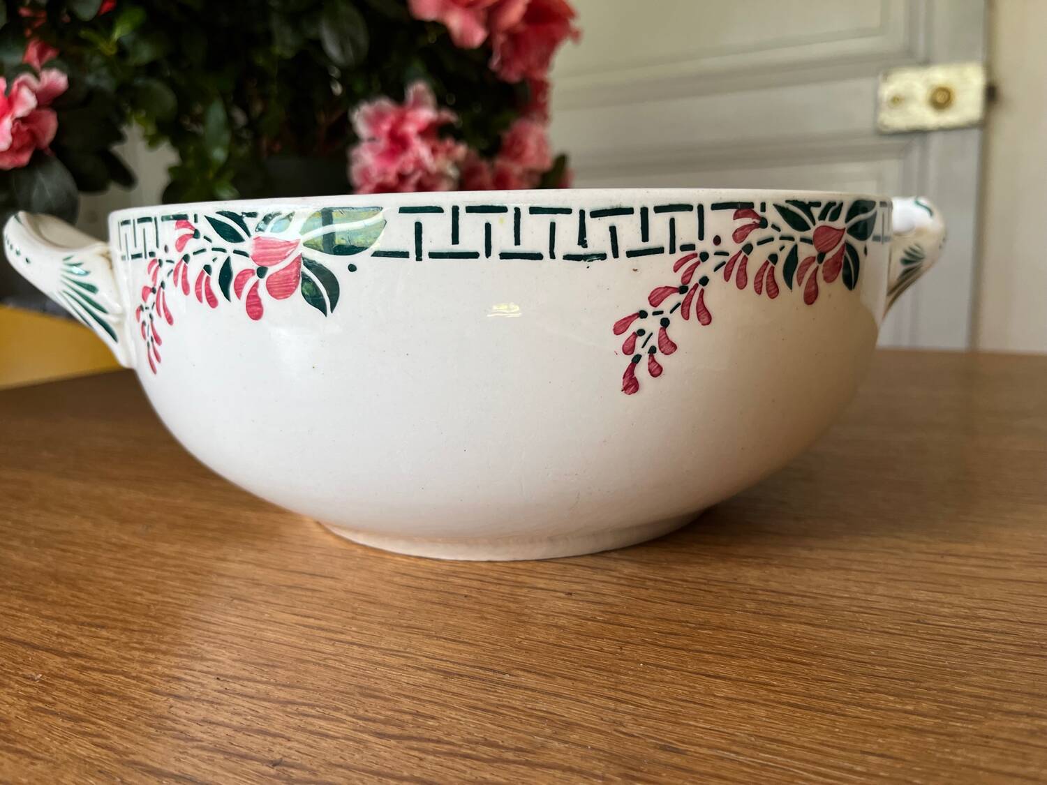 Old Ceranord St Amand earthenware tureen