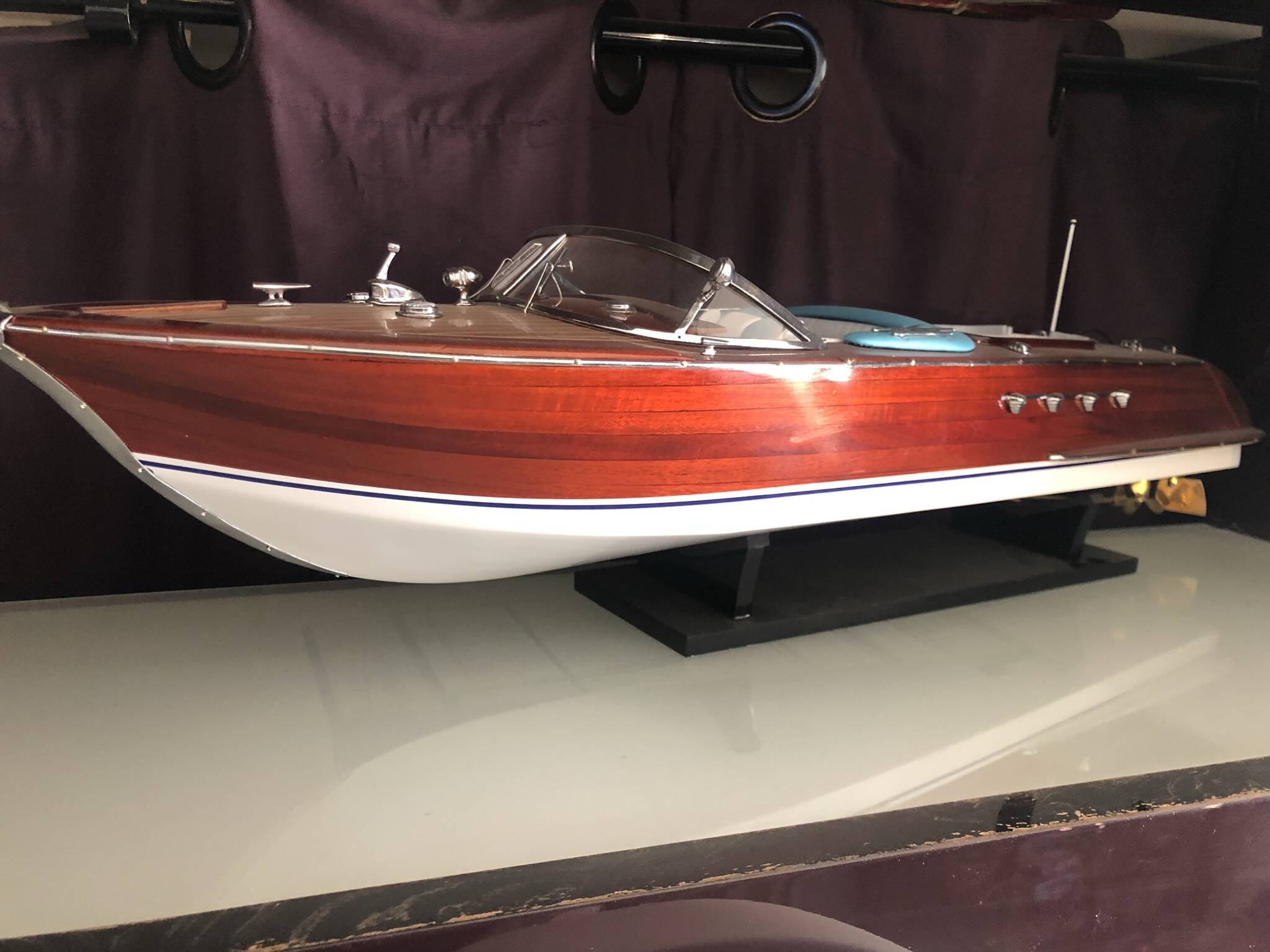 Mauette boat riva aquarama 65 cm