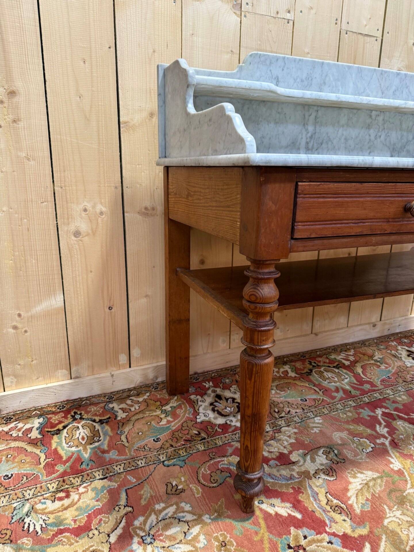 Grande table de toilette ou coiffeuse Louis Philippe