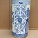 Umbrella door - cane holder - ceramic - bird patterns flowers