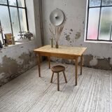 Scandinavian oak and ceramic table