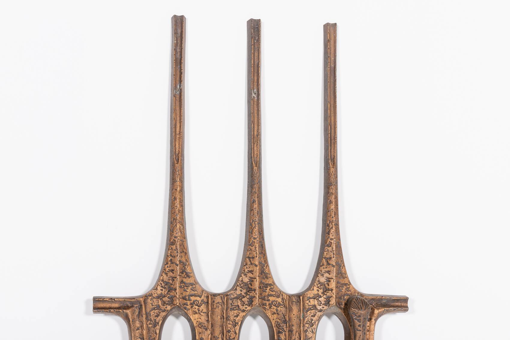 1980’s Brutalist Bronze door decoration, Germany