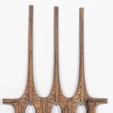 1980’s Brutalist Bronze door decoration, Germany