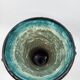 Jean Austruy Black Ceramic Ear Vase French 1950s Vintage