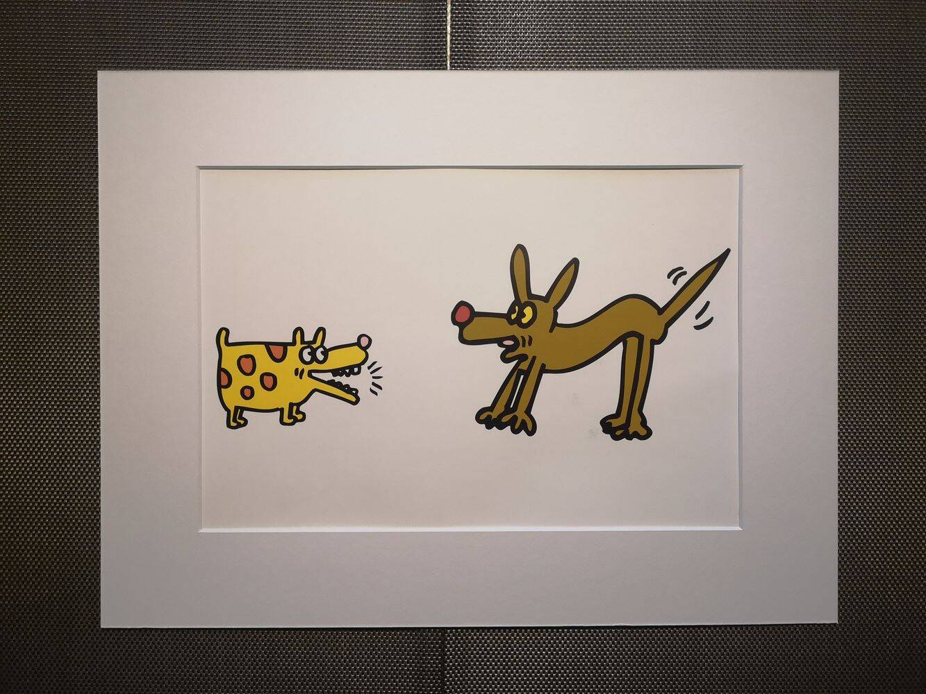 Illustration by Keith Haring - 'Animals' series - 6/12