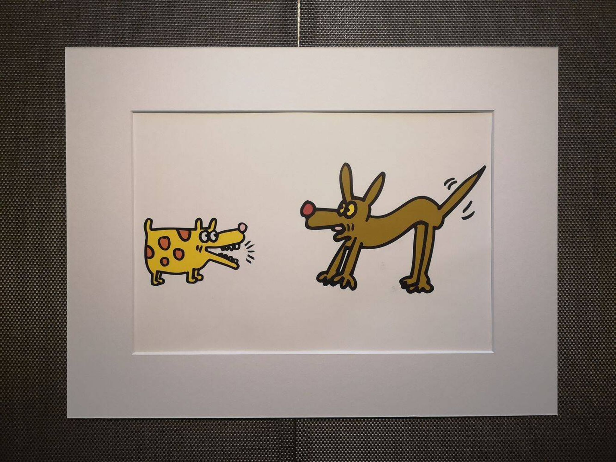 Illustration by Keith Haring - 'Animals' series - 6/12