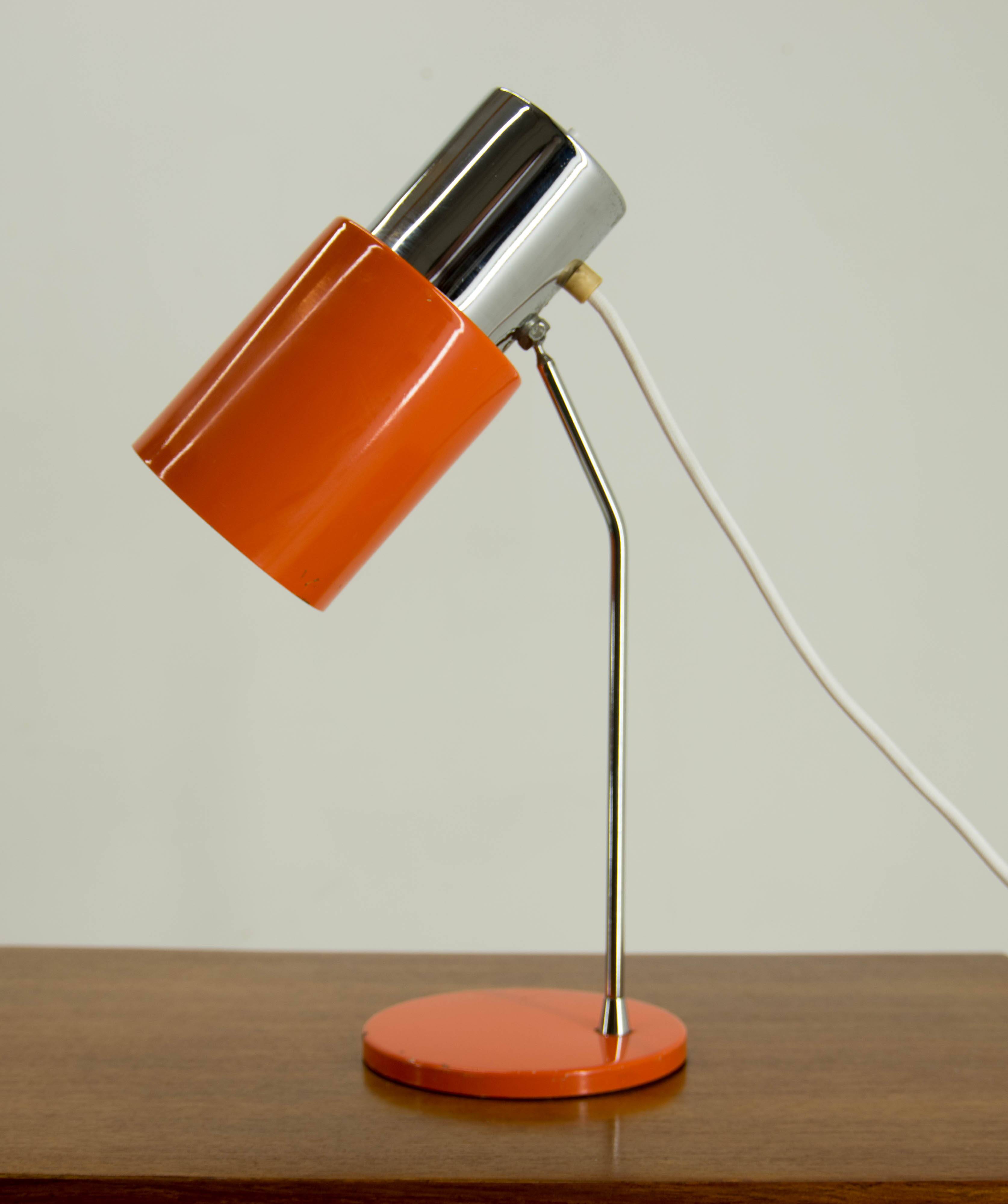 Mid-Century Table Lamp Designed by Josef Hurka for Napako, 1970's