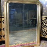 Miroir époque Louis Philippe à la feuille d’or