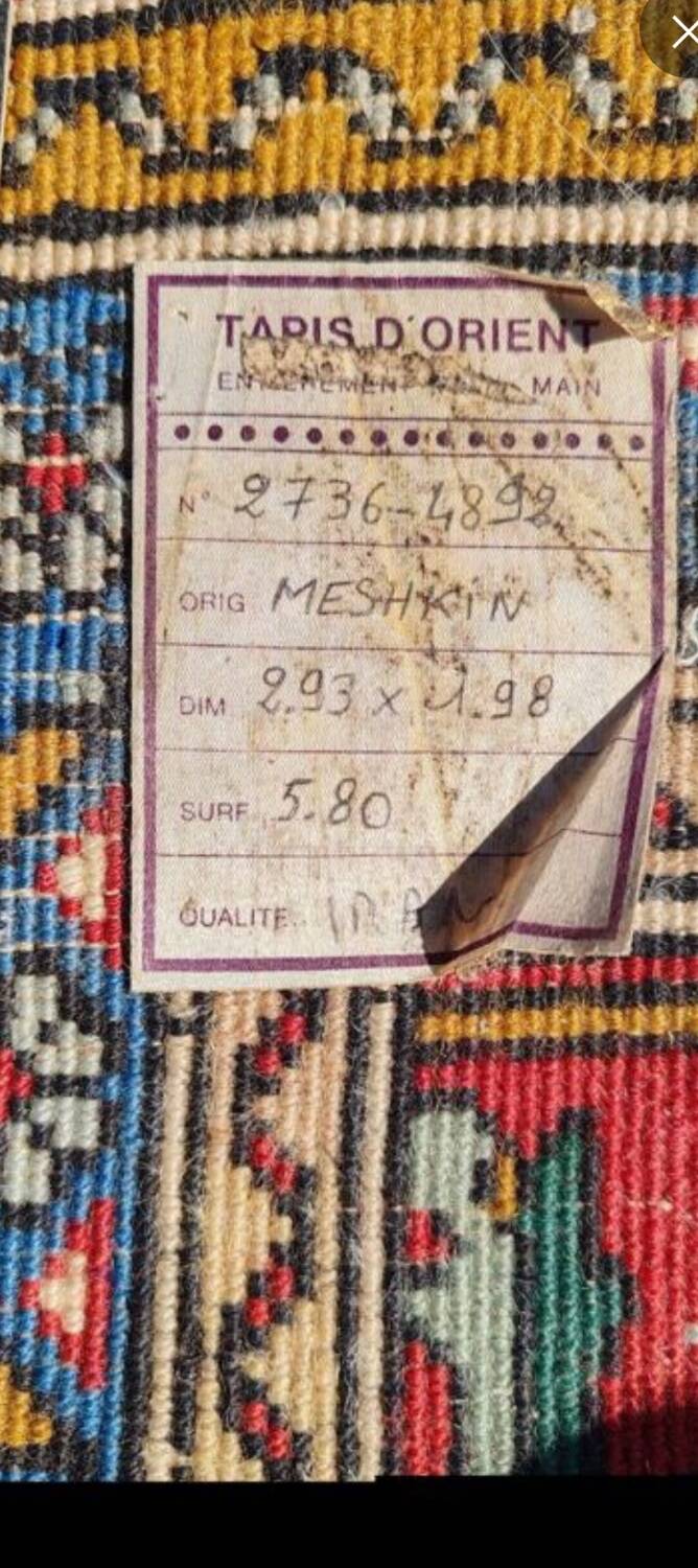 Persian carpet, from the East, Meskin