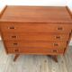 Commode vintage pieds compas 1950