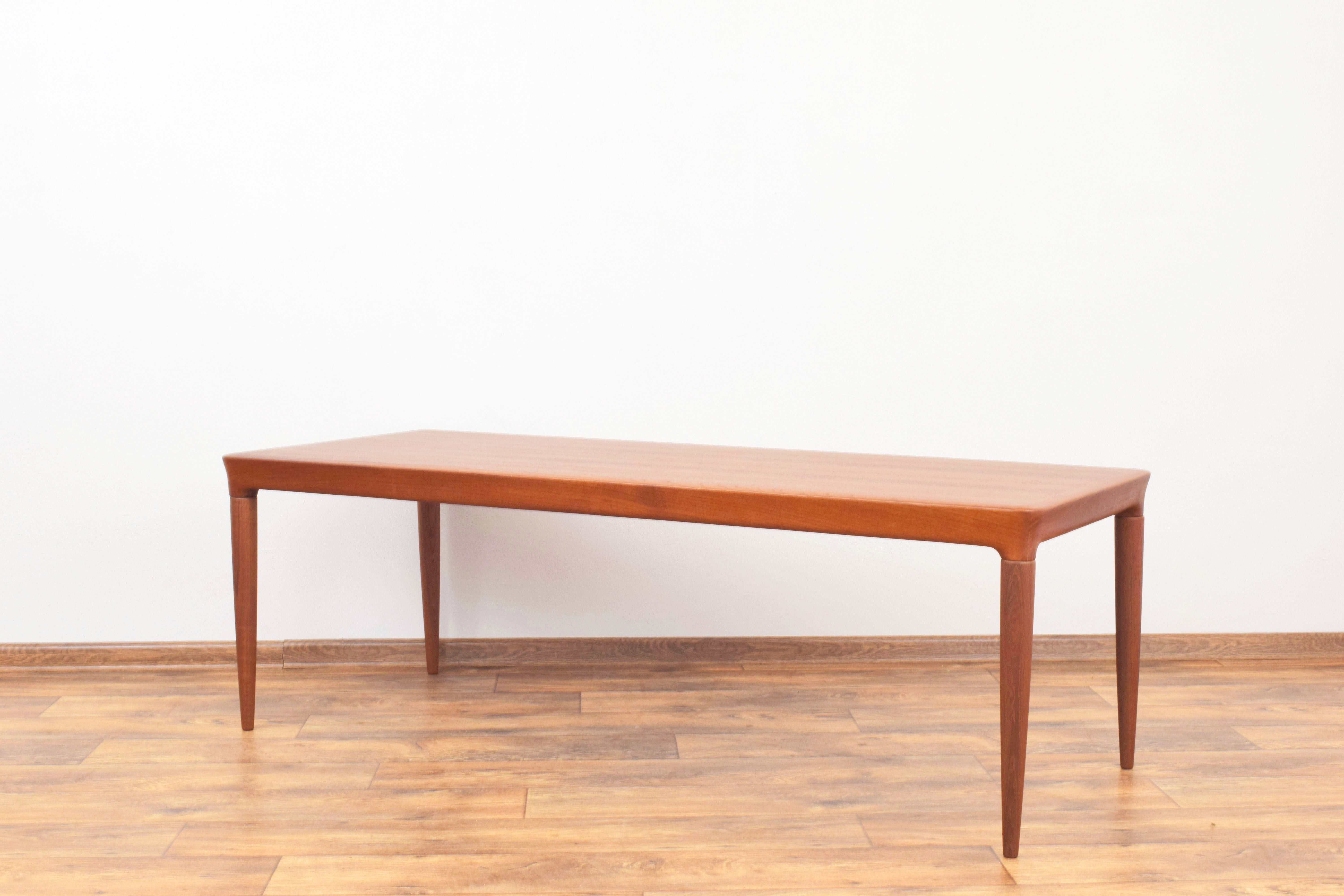 Mid-Century Danish Teak Coffee Table by Johannes Andersen CFC Silkeborg, 1960s.