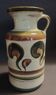 Vintage ceramic vase Jasba West Germany 1970s