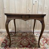 Leather game table in Louis XV style