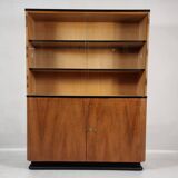 Showcase in Walnut by Jindřich Halabala from UP Zavody, 1950s
