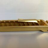 Old gold metal ice cube tray