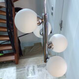 Space age 4 globes hanging lamp