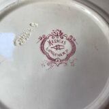 Square plate, ironstone, Medici collection, Longchamps