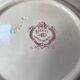Square plate, ironstone, Medici collection, Longchamps