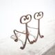 Wrought iron fireplace andirons