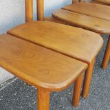 4 coffee bean chairs by Pierre Gautier Delaye