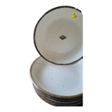 Provence Varages stoneware plates