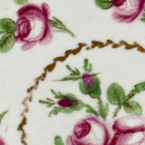 Niderviller porcelain plate | decorated with small roses in the